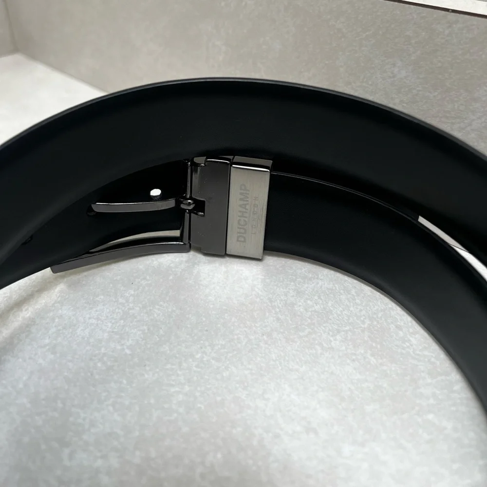 Duchamp London Reversible Brown and Black Leather Belt Size 38
